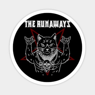 THE RUNAWAYS CAT ROCK - MERCH VTG Magnet